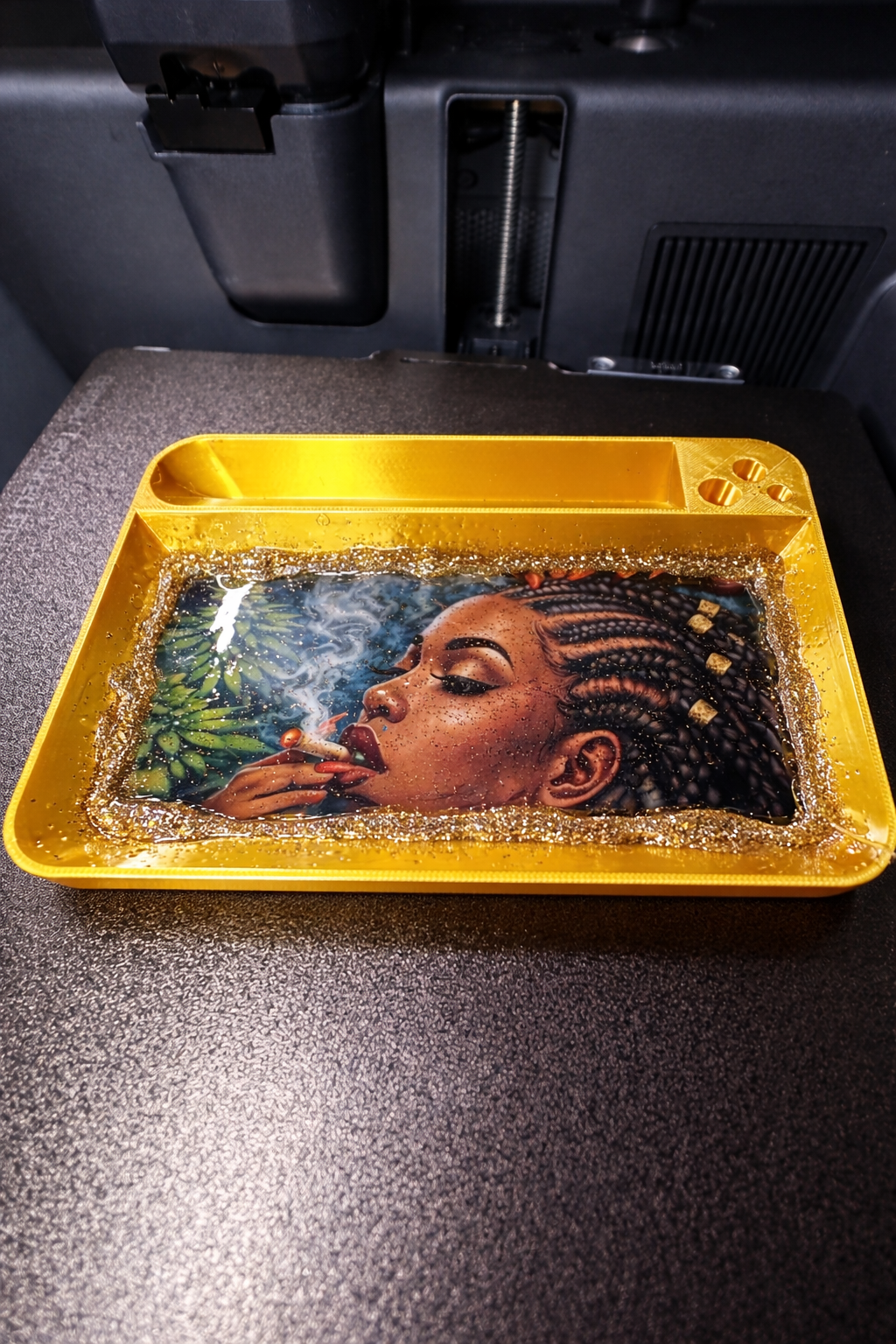 Golden Muse Rolling Tray