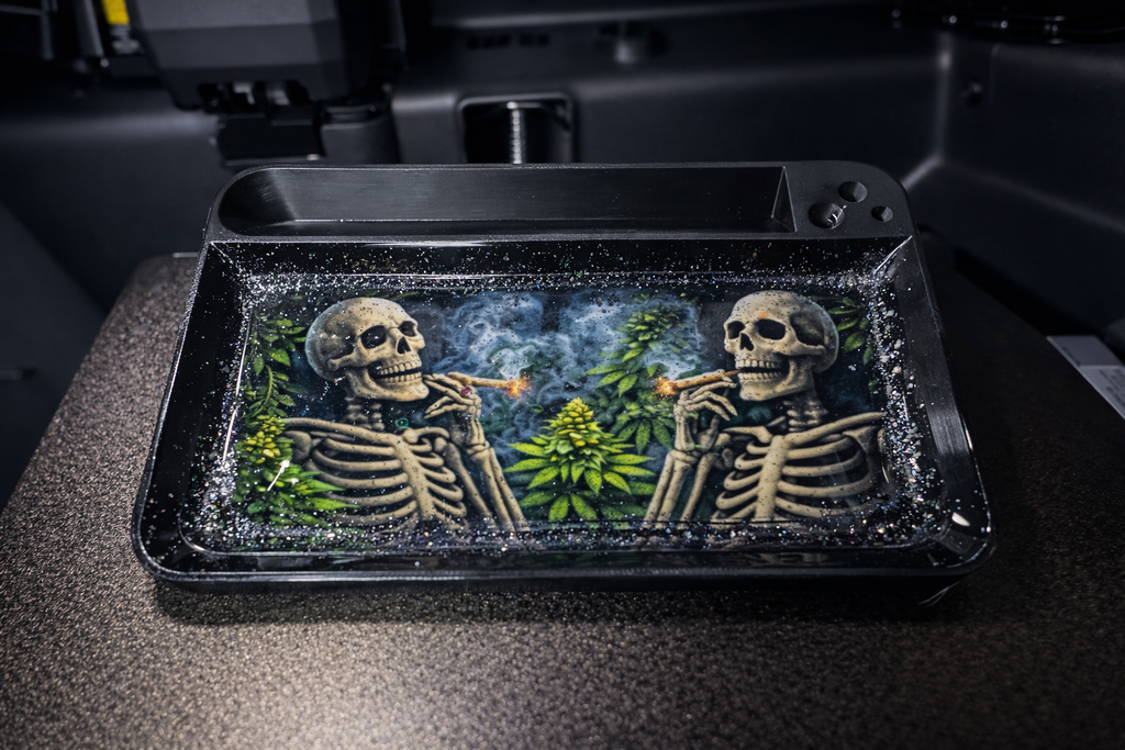 Twin Skeleton Rolling Tray
